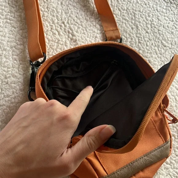 Adventurist Backpack Co. Nomad Crosssbody Sling Bag Hiking Outdoor Travel Orange - Picture 11 of 15